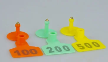 Good quality rfid uhf animal ear tag for cattle with logo printed