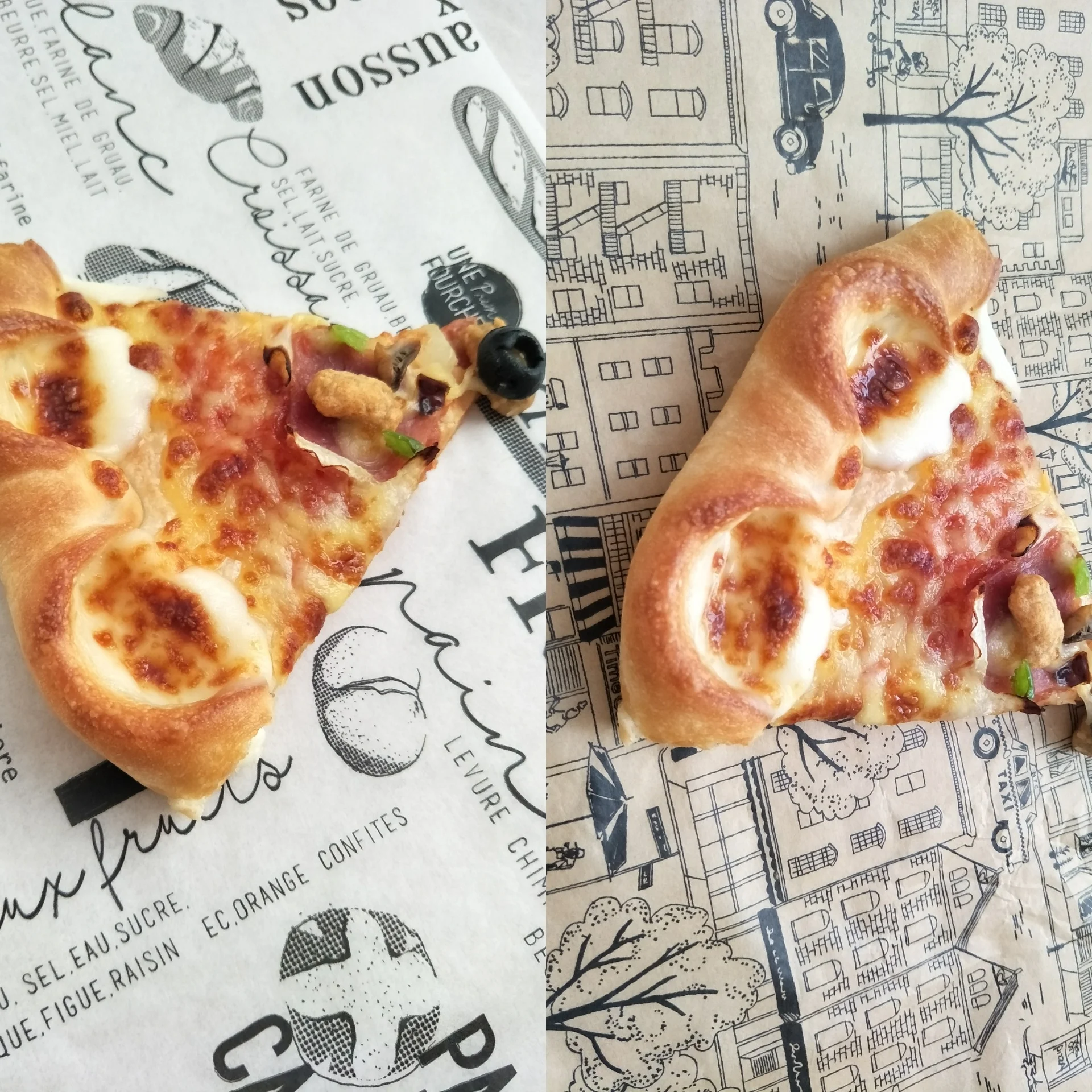 
Silicone Coated Greaseproof Paper Logo Printed Pizza Liner Paper 