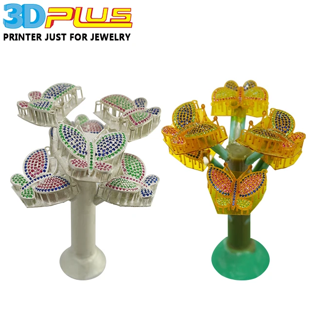 Industrial Grade 3D Printer High Precision Jewelry Toy Dental UV Resin 3D Plus DLP Printing Machine