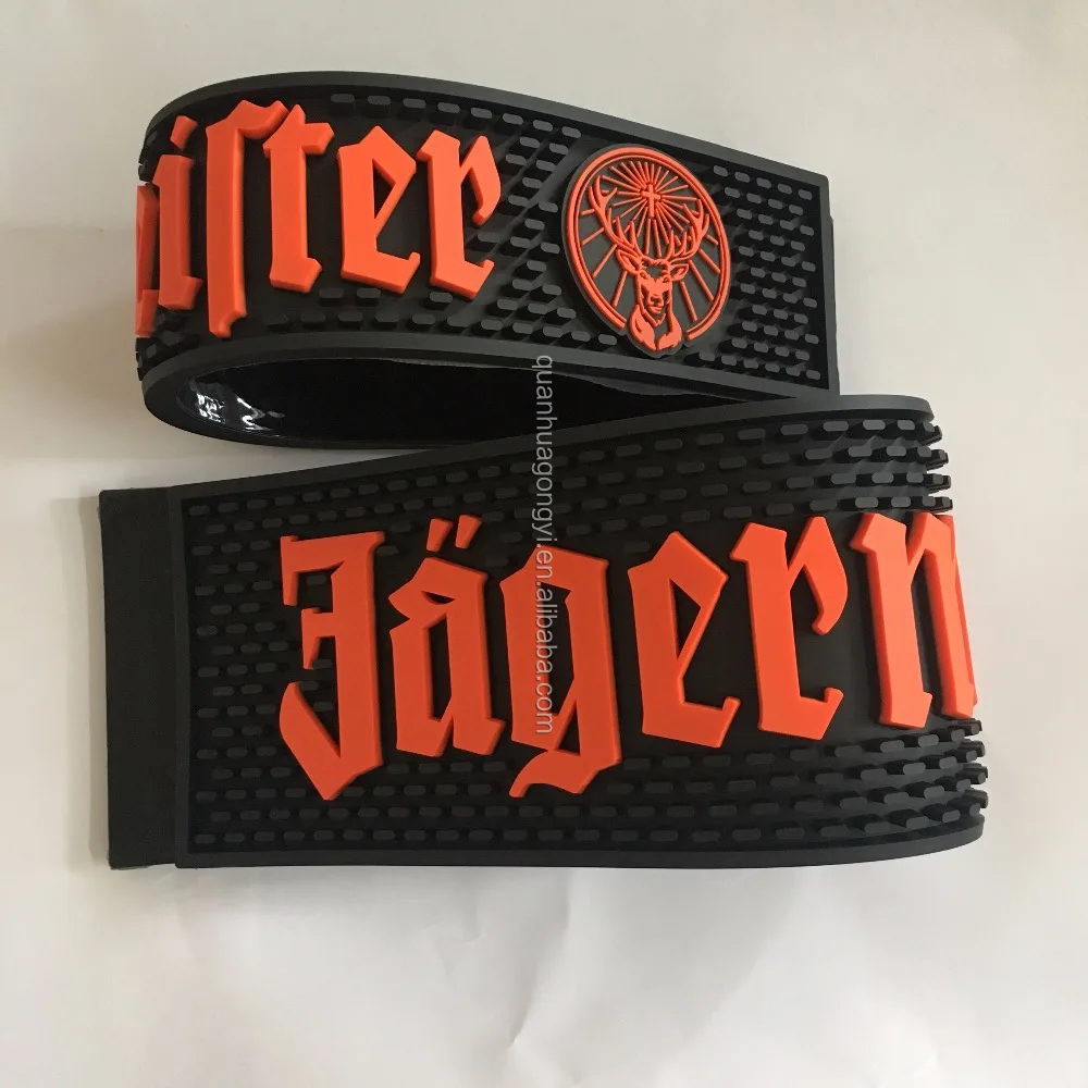 
Best Selling Rubber Beer Mat, Logo Print Soft PVC Bar Mat Barmat 