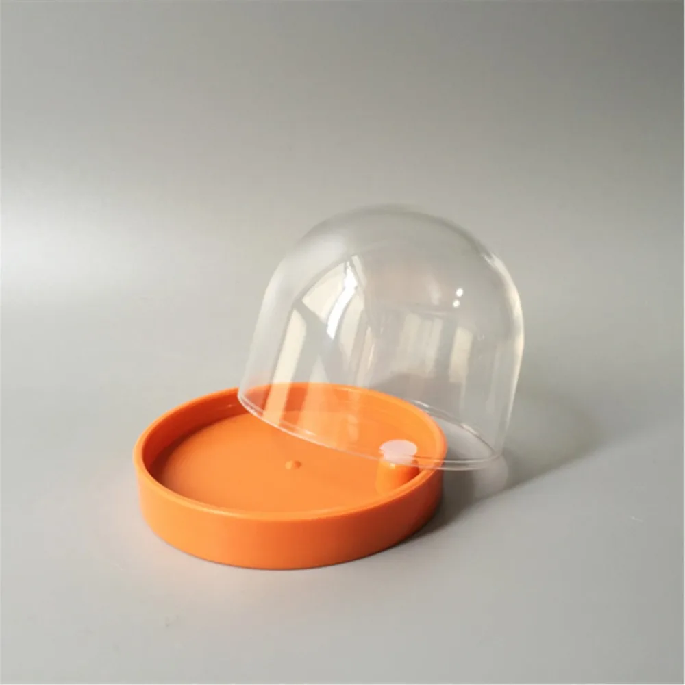 
cheap wholesale empty plastic snow dome for custom DIY 