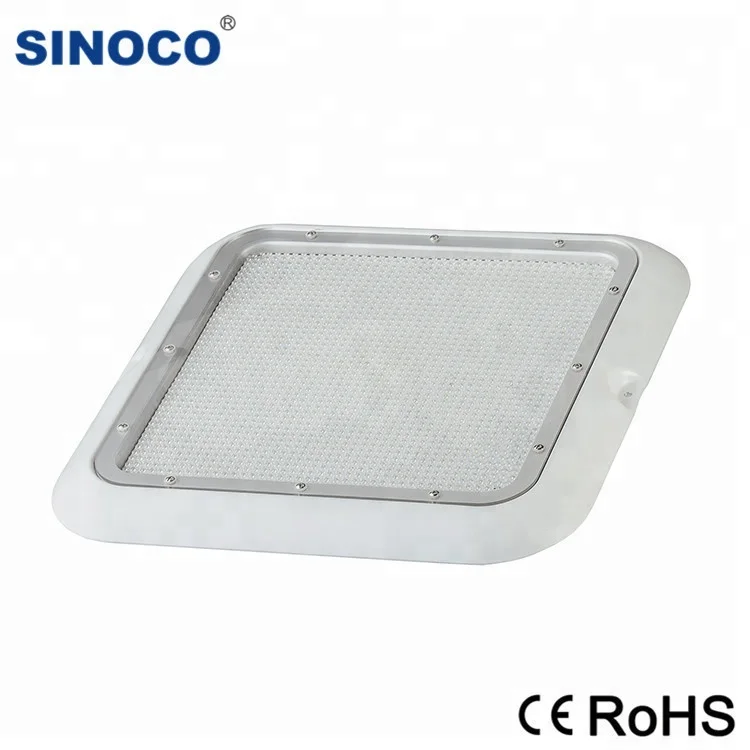 IP65 60W/90W/120W LED Canopy Light Gas Station High Bay Lights 5-Year Warranty Aluminum Body 5000K CCT Warehouse CE GS Certified