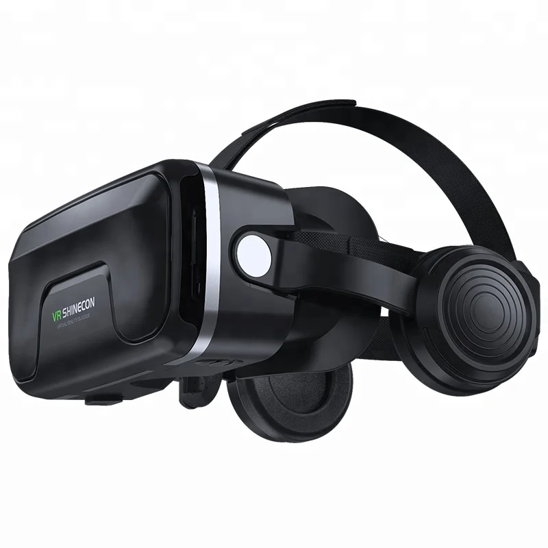 Vr Headset with wireless joystick 3d glasses Virtual Reality Headset for VR Games and 3D Movies