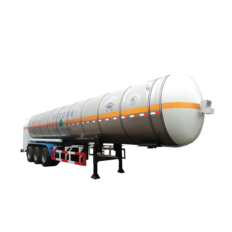 24.1 tons semi-trailer 26m3 co2 transport tanks