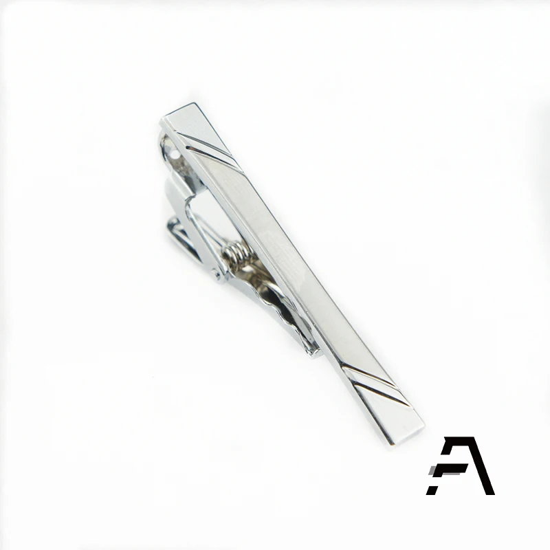 2,3 дюймовый Изысканный Классический зажим для галстука из нержавеющей стали