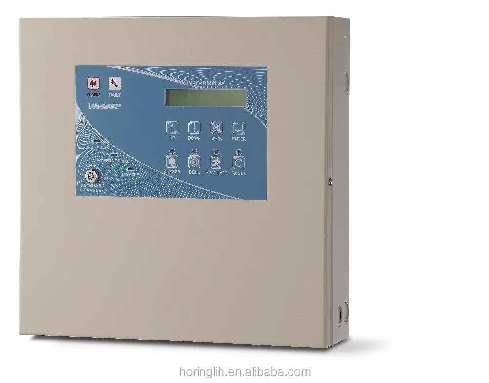 
Панель управления пожарной сигнализацией Vivid 32, 1-32 зоны, пожарная сигнализация, в ожидании 