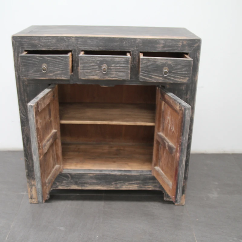 Chinese Antique Asian Furniture Recycle Wood Cabinet