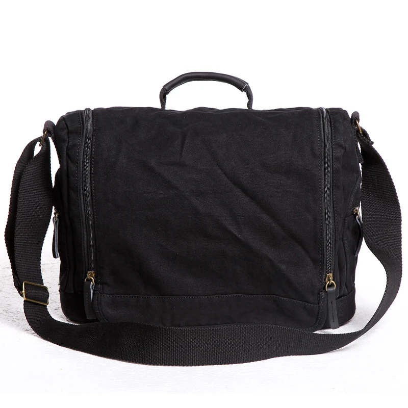 1212 Wholesale Vintage Canvas Satchel Bag Men Briefcase