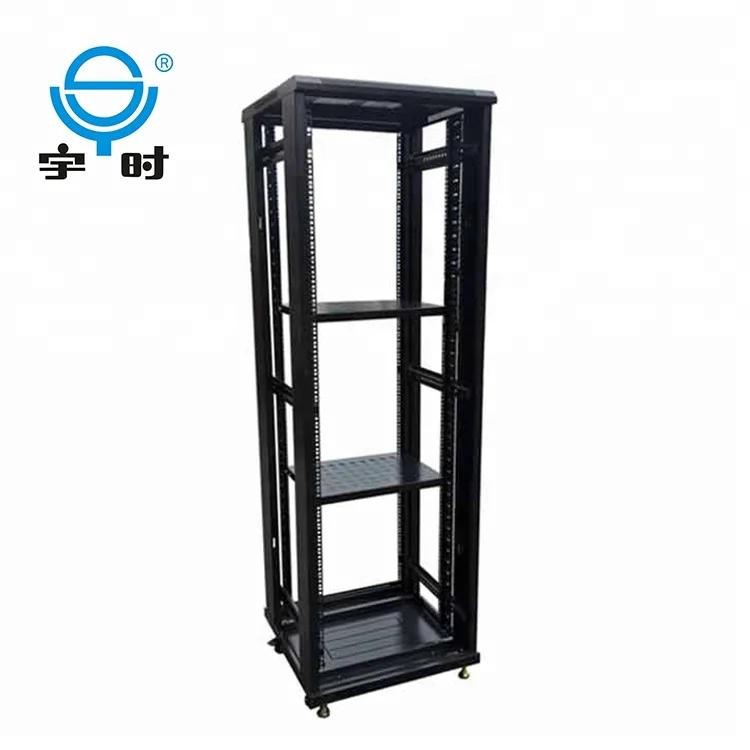 telecom indoor  rack cabinet 42u with glass door,  high quality 19 inch server rack