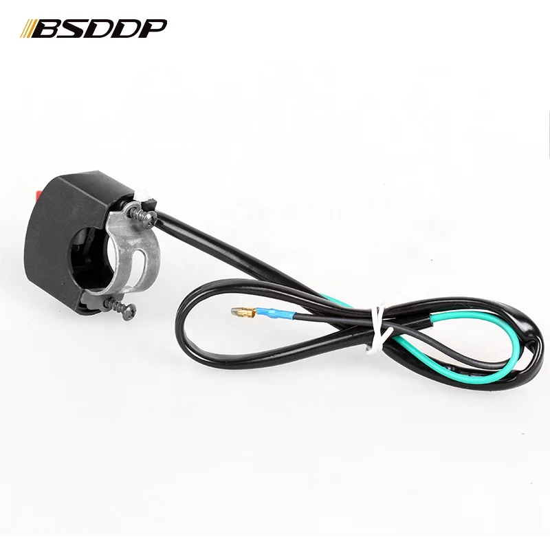 Motorcycle switch mountain bike electric car faucet two-line  flameout  headlight modification
