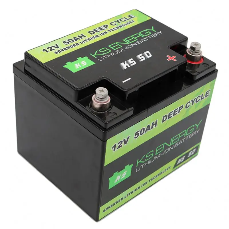 
Light weight portable 12v 50ah li-ion battery pack in ABS SLA housing with internal BMS 