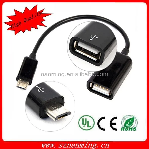 Micro USB адаптер мужчина к женский Otg кабель