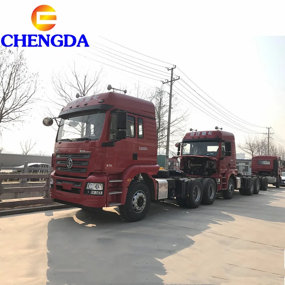 6x4 tow truck 10 wheeler EURO3 460hp Chinese trucks shackman tractor for sale