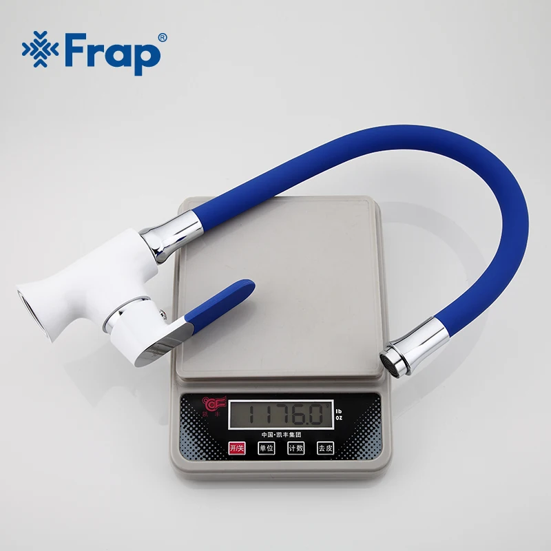 Frap Multi-color Silica Gel Nose Any Direction Kitchen Faucet Cold and Hot Water Mixer Torneira Cozinha F4034 7253