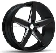 Улица автомобиля колеса для 20x8.5 20x10 22x8.5 22x10.5 горячая обод черный с гуанчжоу сделать хорошей цене колесные диски