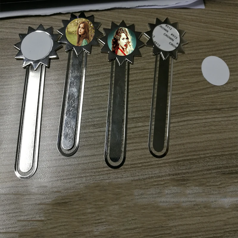 Sublimation blank book Mark With Metal insert Blank  Aluminum  Board For Tshirt  Heat press machine Printing Bookmark