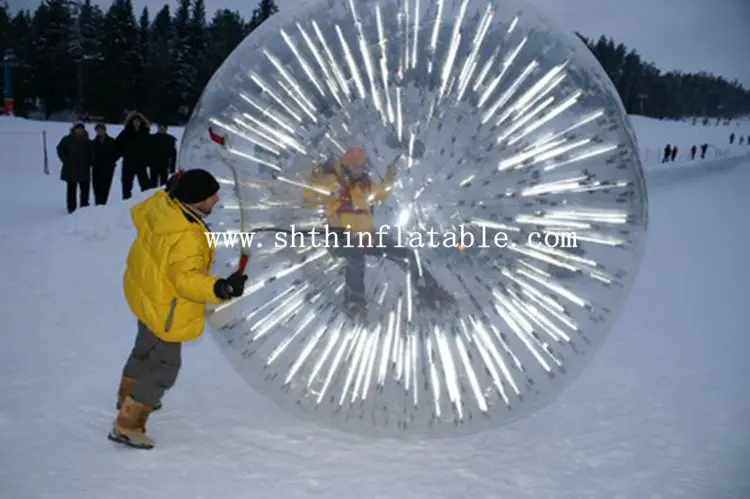 Large inflatable body zorb ball, inflatable clear zorb ball