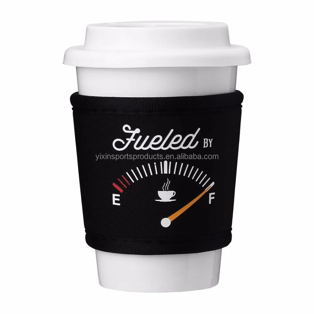Neoprene Coffee Cup Insulator Cuff Wrap Sleeves Reusable Coffee Cup Sleeve