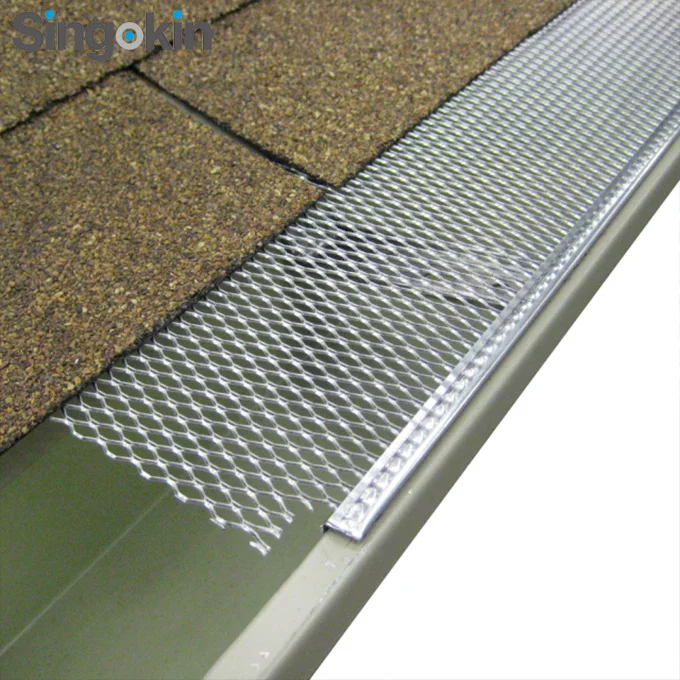 0.7mm Thickness Aluminum Gutter Guard Mesh Aluminium Expanded Metal Mesh