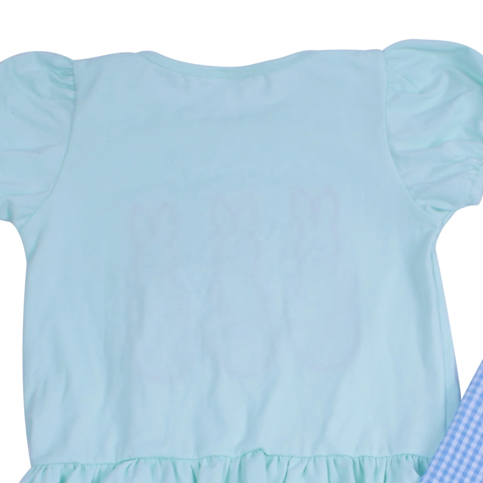 
wholesale embroidery rabbit eeg print Baby Girl Clothing Outfits Easter day Kids lace ruffle boutique clothing outfits 