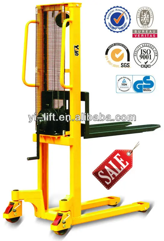 Hot-selling Products Ws Series Winch Pallet Lifting Hand Stacker