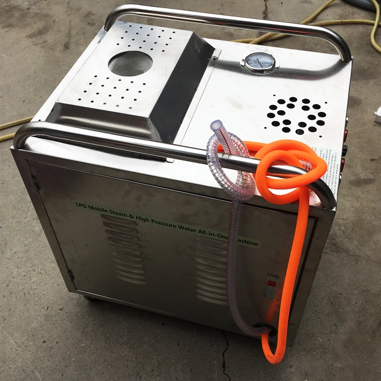 Mobile small LPG steam car wash machine/Multi-functional steam cleaning machine for sale