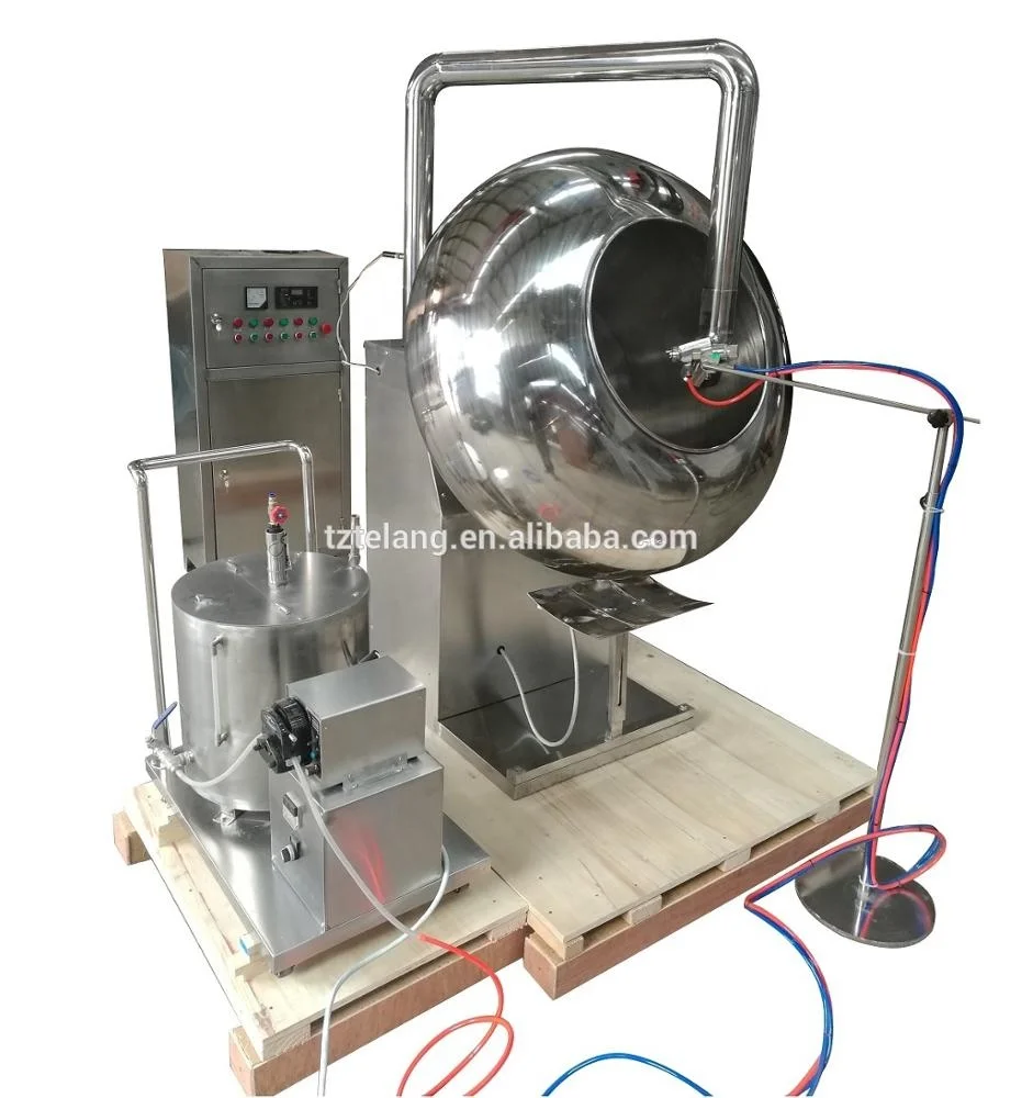 Low cost high quality efficient nut chocolate peanut raisin coating machine