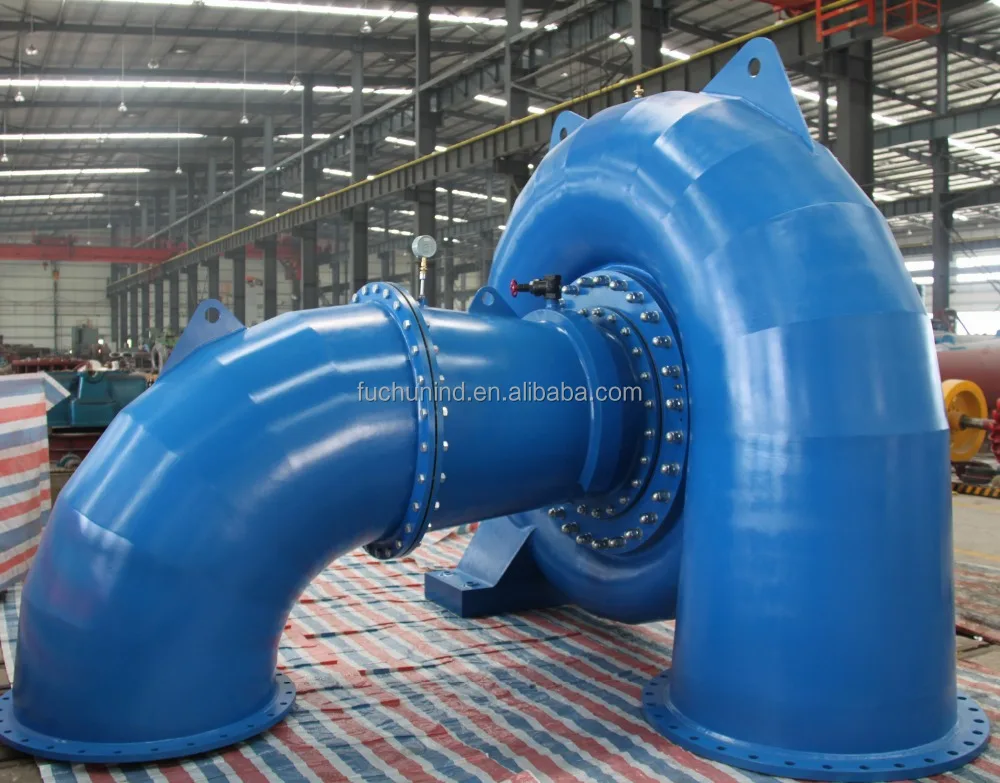 800kW Small Francis Water Turbine Generator with Hydraulic Heavy Hammer