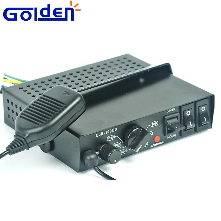 DC12V 100W electronic sirene police equipment 200 db alarm emergency car siren