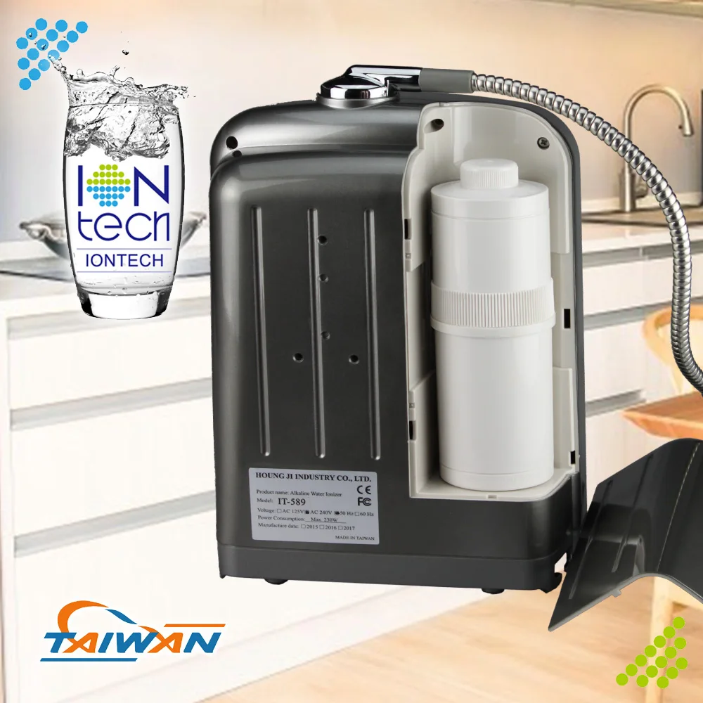 
Iontech IT589 made in Taiwan products, intelligent Alkaline water ionizer 