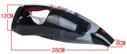 Portable Powerful 12v Wet Dry Vacuum Cleaner With LED Air Compressor