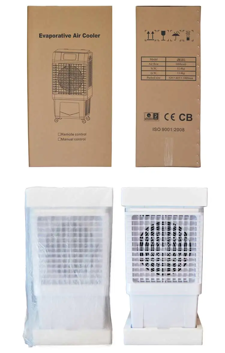 
JH168 Professional Manufacturer Portable Evaporative Air Cooler 