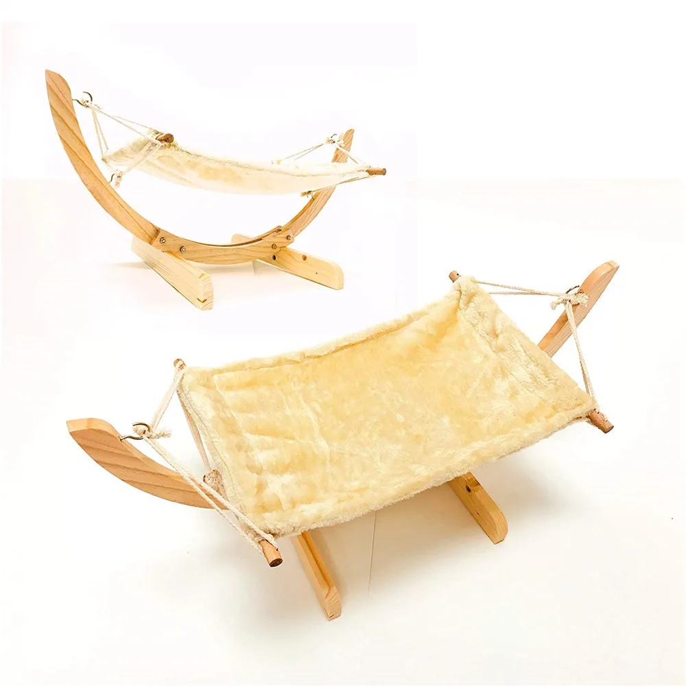 Wooden Hammock Bed For Cats