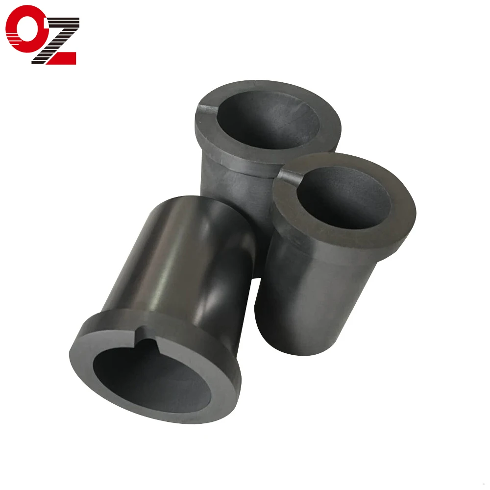 Высокая плотность графитовый тигель для серебряного золота плавки