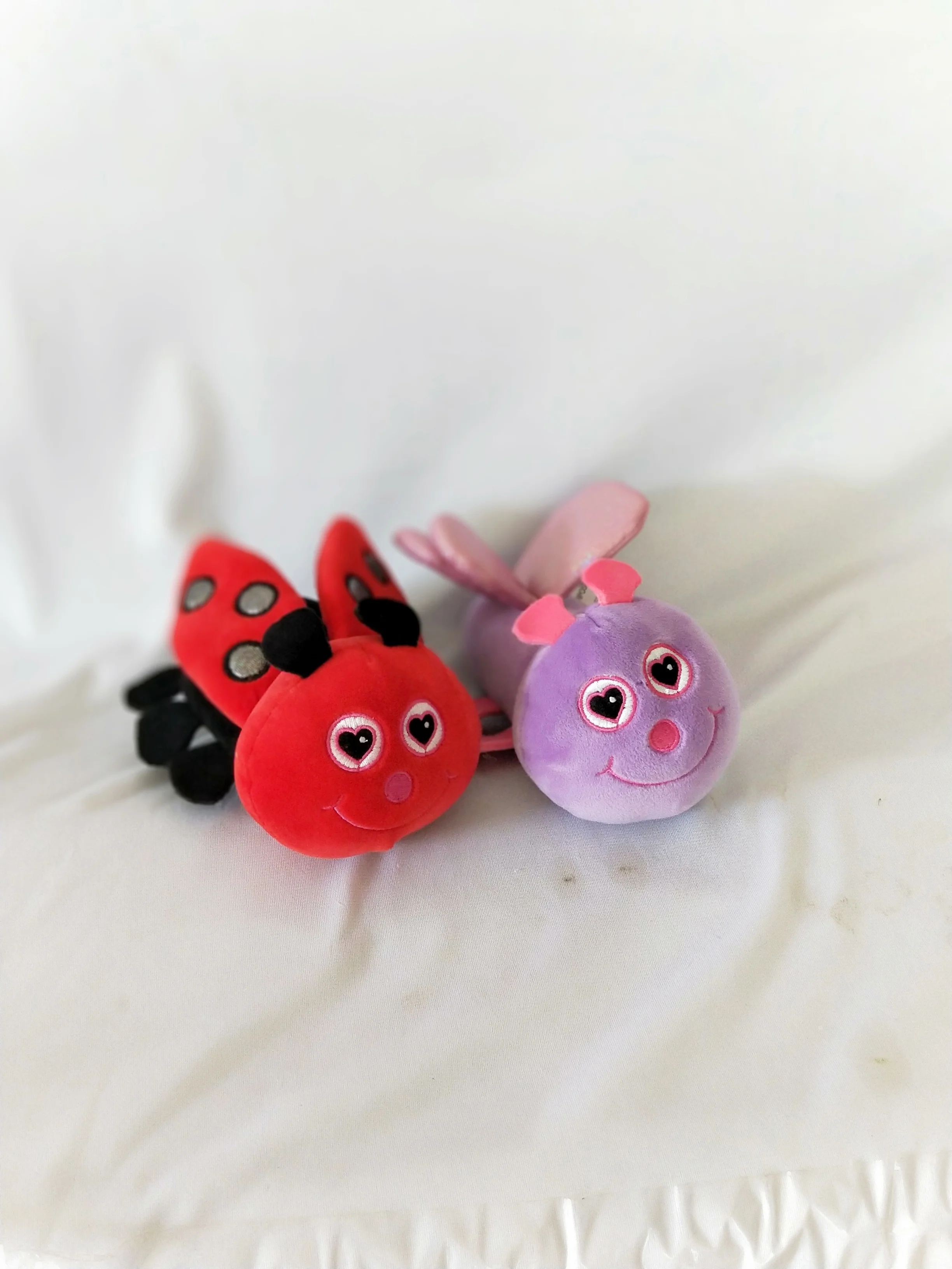 plush baby toys for plush pig, frog, cat and ladybug