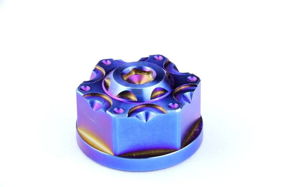 Titanium motorcycle custom fasteners M10 M14