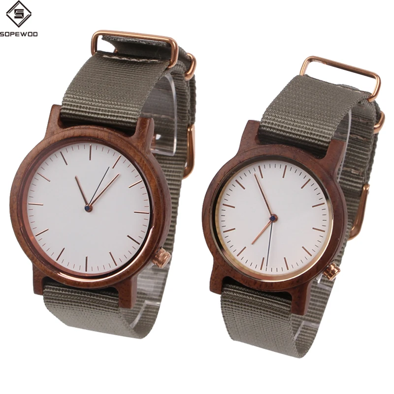 high quality fashion mens women branded custom logo wholesale wooden wrist watch