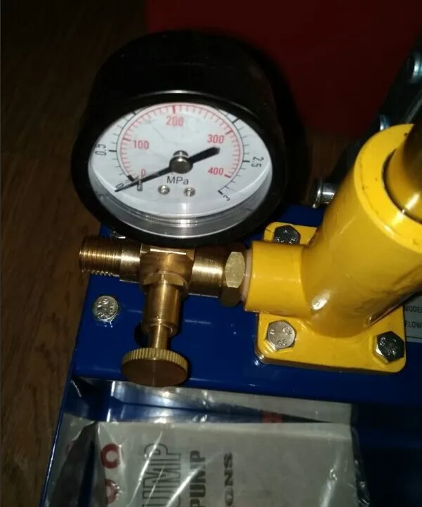 HSY25 25bar manual water pressure test pump / testing pump