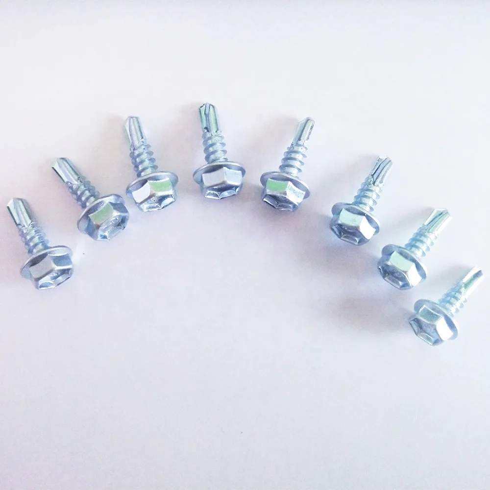 Good quality roofing screws with washer rubber sds screws Din7504k