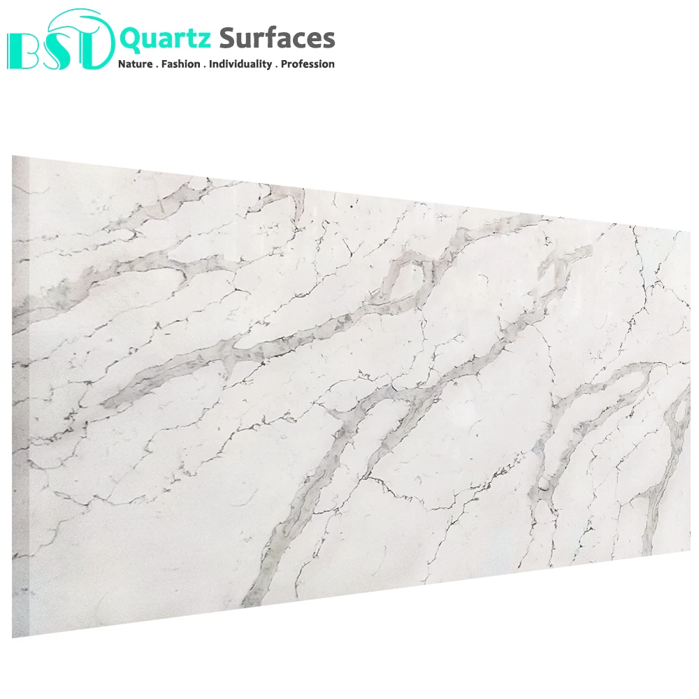 Foshan Manufacturer White Color Artificial Quartz Stone