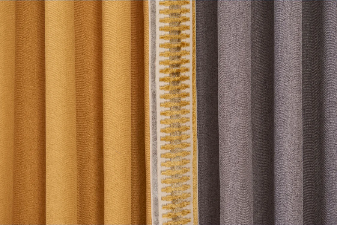 
Wholesale Polyester Jacquard Velvet Curtain Tassel Trim 