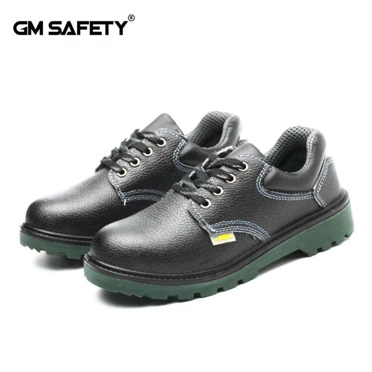 Dielectric Insulation Leather Safety Shoes with Steel Toe Cap Oil resistant
