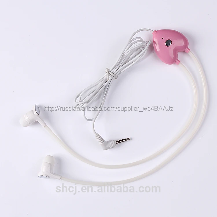 Fc02 2015 новая anti-излучения воздушной трубки наушников и наушники с розовый и белый цвет