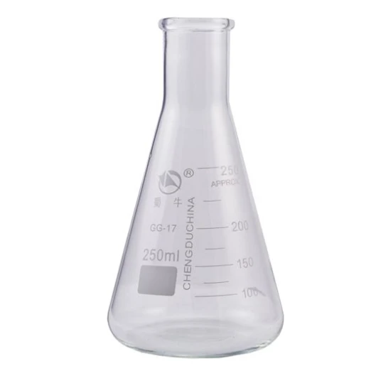 Треугольная стеклянная колба для домашнего пивоварения с узким горлышком 250 мл градуированное пивоваренное оборудование испытание на домашнее