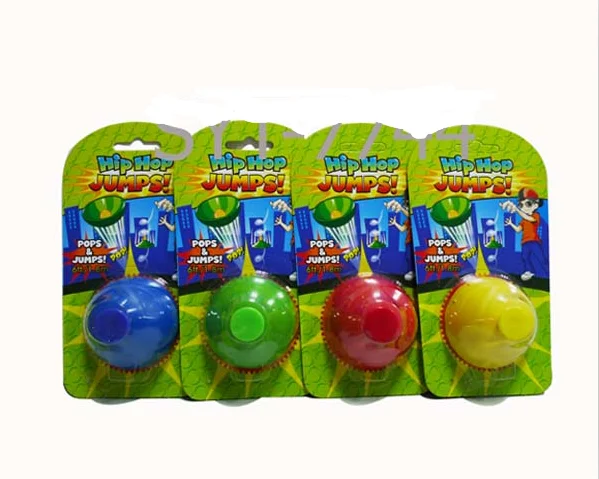 Hot selling Half Jumping ball camouflage color Natural rubber pops toys
