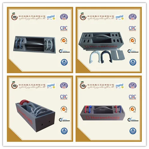 Set Of Sportcraft Horseshoes Pitching Game In Wooden Case