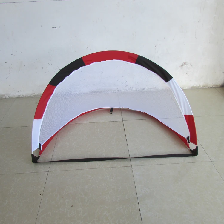 portable foldable pop up fiberglass soccer football goal