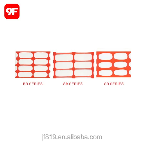 orange warning barrier fence plastic safety fence