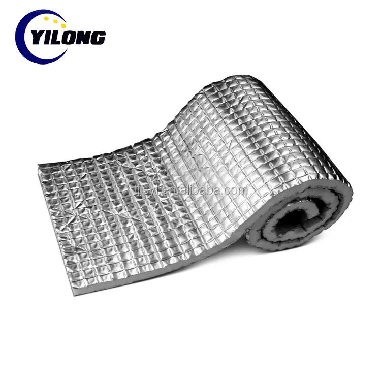 Foil liners sound deadening mat foam rubber pad roll material