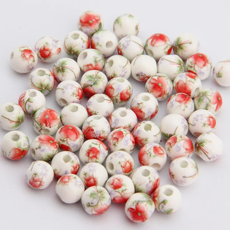 High quality beads wholesale ceramic porcelain beads for jewelry making